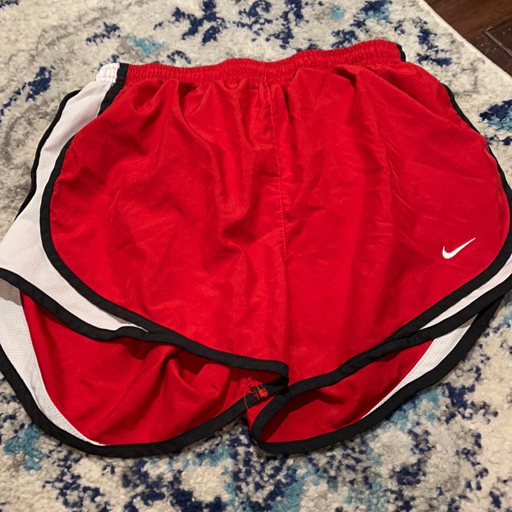 Nike red shorts